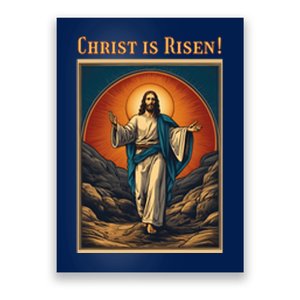 Christian Easter Jesus Christ Is Risen Poster