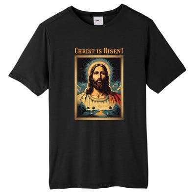 Christian Easter Jesus Christ Is Risen Tall Fusion ChromaSoft Performance T-Shirt