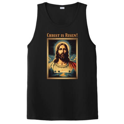 Christian Easter Jesus Christ Is Risen PosiCharge Competitor Tank