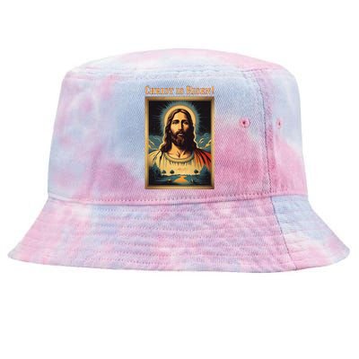 Christian Easter Jesus Christ Is Risen Tie-Dyed Bucket Hat