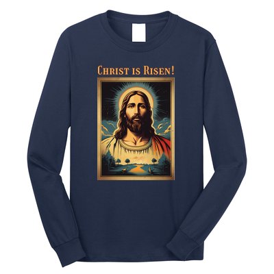 Christian Easter Jesus Christ Is Risen Long Sleeve Shirt