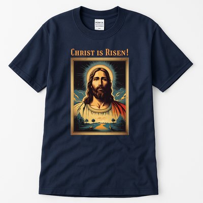 Christian Easter Jesus Christ Is Risen Tall T-Shirt