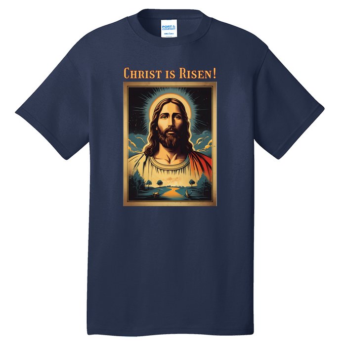 Christian Easter Jesus Christ Is Risen Tall T-Shirt