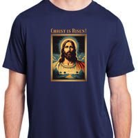 Christian Easter Jesus Christ Is Risen Adult ChromaSoft Performance T-Shirt