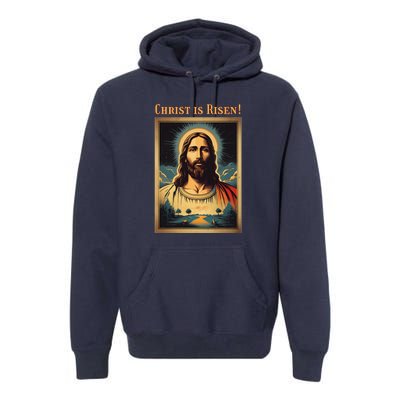 Christian Easter Jesus Christ Is Risen Premium Hoodie