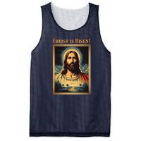 Christian Easter Jesus Christ Is Risen Mesh Reversible Basketball Jersey Tank