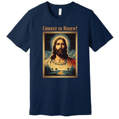 Christian Easter Jesus Christ Is Risen Premium T-Shirt