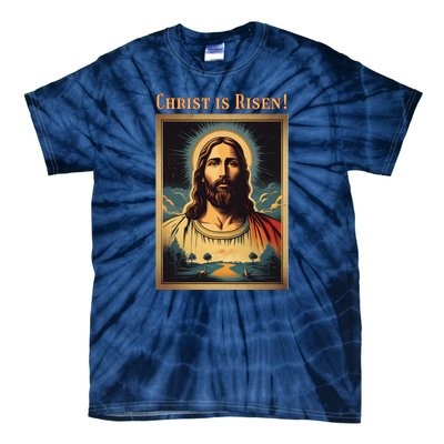 Christian Easter Jesus Christ Is Risen Tie-Dye T-Shirt