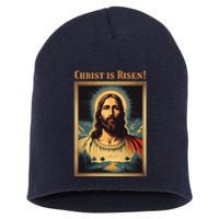 Christian Easter Jesus Christ Is Risen Short Acrylic Beanie