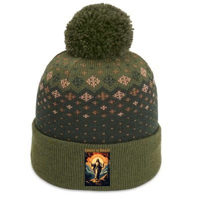 Christian Easter Jesus Christ Is Risen The Baniff Cuffed Pom Beanie