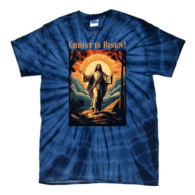 Christian Easter Jesus Christ Is Risen Tie-Dye T-Shirt