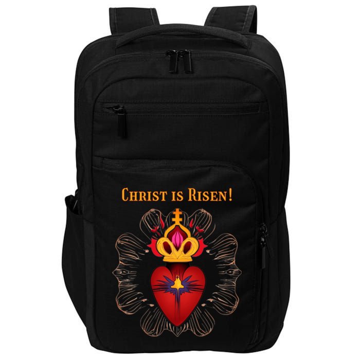 Christian Easter Jesus Christ Is Risen Impact Tech Backpack