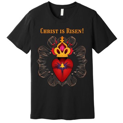 Christian Easter Jesus Christ Is Risen Premium T-Shirt
