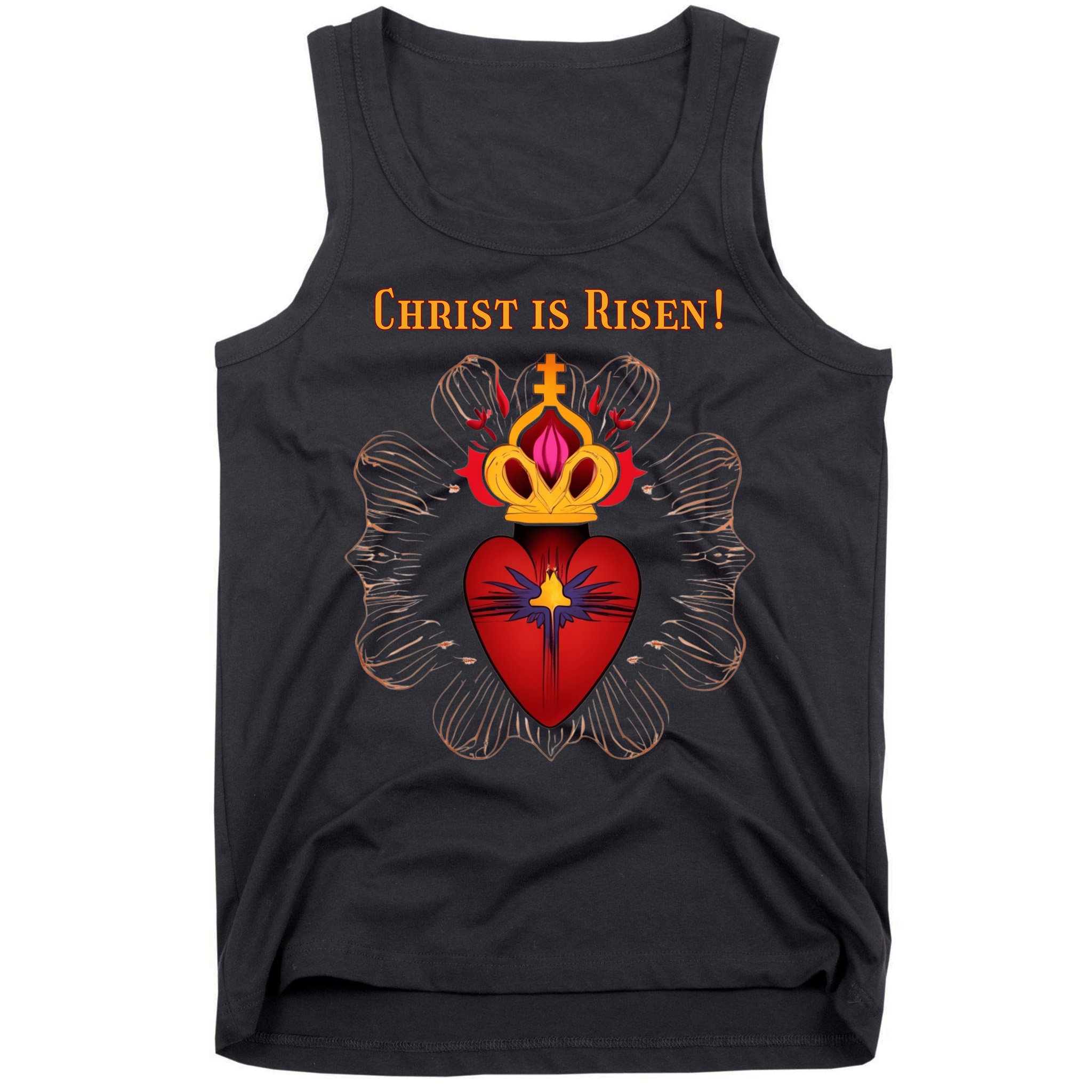Christian Easter Jesus Christ Is Risen Tank Top