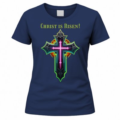 Christian Easter Jesus Christ Is Risen Women's T-Shirt