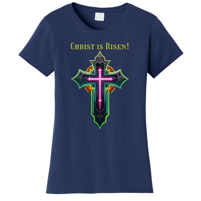 Christian Easter Jesus Christ Is Risen Women's T-Shirt