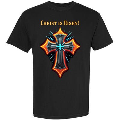 Christian Easter Jesus Christ Is Risen Garment-Dyed Heavyweight T-Shirt