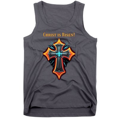 Christian Easter Jesus Christ Is Risen Tank Top