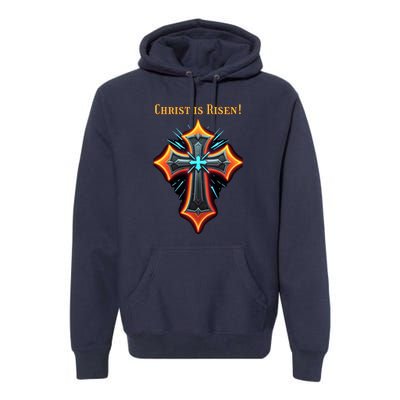 Christian Easter Jesus Christ Is Risen Premium Hoodie