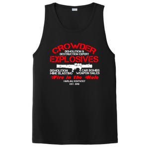 Crowder Explosives Justified Funny Humor Hoodie PosiCharge Competitor Tank