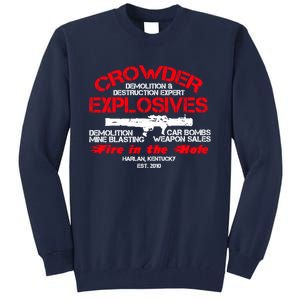 Crowder Explosives Justified Funny Humor Hoodie Tall Sweatshirt