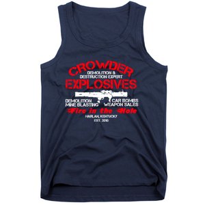 Crowder Explosives Justified Funny Humor Hoodie Tank Top