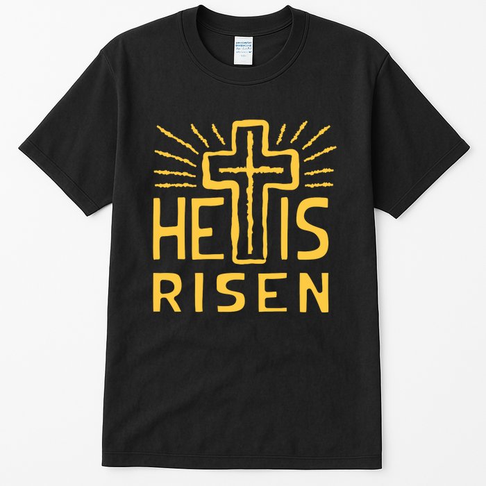 Christian Easter Jesus Christ Is Risen Tall T-Shirt