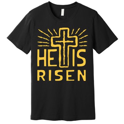 Christian Easter Jesus Christ Is Risen Premium T-Shirt