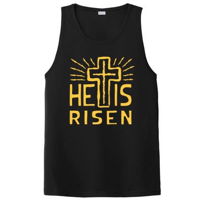 Christian Easter Jesus Christ Is Risen PosiCharge Competitor Tank