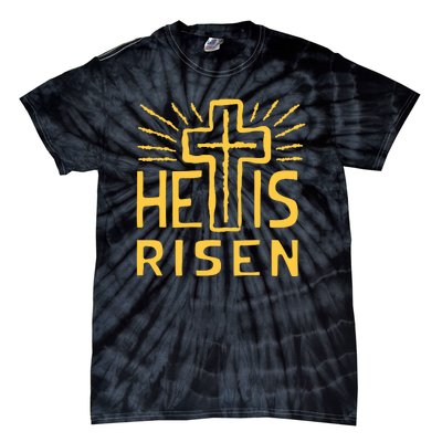 Christian Easter Jesus Christ Is Risen Tie-Dye T-Shirt