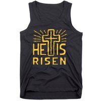 Christian Easter Jesus Christ Is Risen Tank Top