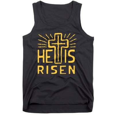 Christian Easter Jesus Christ Is Risen Tank Top