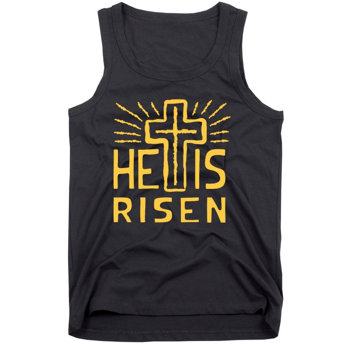 Christian Easter Jesus Christ Is Risen Tank Top