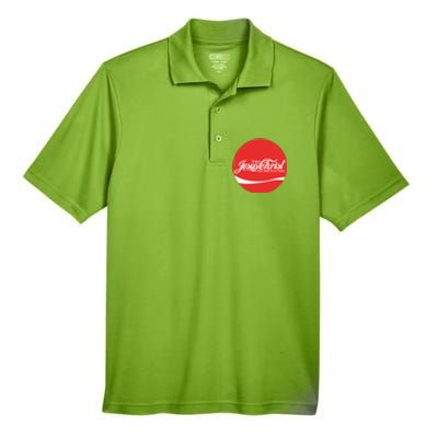 Cool Enjoy Jesus Christ Thou Shalt Mever Thirst Men's Origin Performance Pique Polo