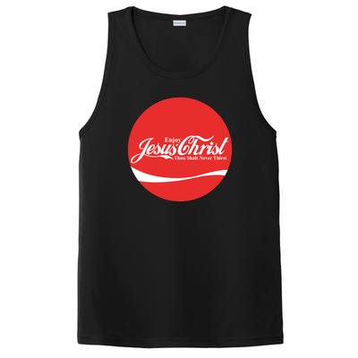 Cool Enjoy Jesus Christ Thou Shalt Mever Thirst PosiCharge Competitor Tank