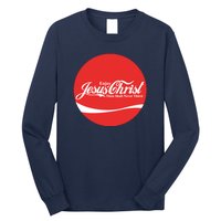 Cool Enjoy Jesus Christ Thou Shalt Mever Thirst Long Sleeve Shirt