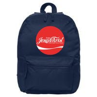 Cool Enjoy Jesus Christ Thou Shalt Mever Thirst 16 in Basic Backpack