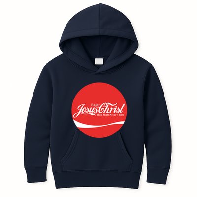 Cool Enjoy Jesus Christ Thou Shalt Mever Thirst Kids Hoodie