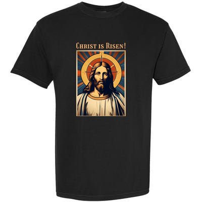 Christian Easter Jesus Christ Is Risen Garment-Dyed Heavyweight T-Shirt