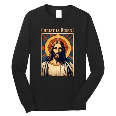 Christian Easter Jesus Christ Is Risen Long Sleeve Shirt