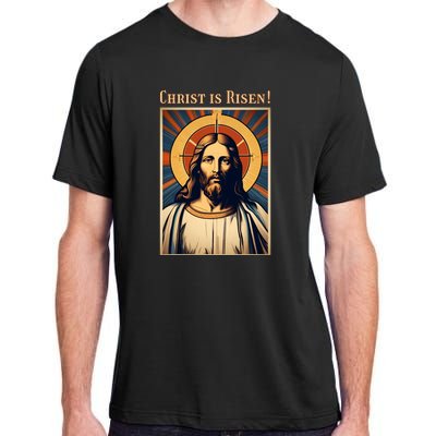 Christian Easter Jesus Christ Is Risen Adult ChromaSoft Performance T-Shirt