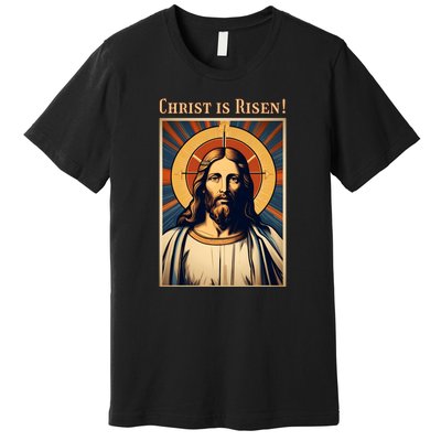 Christian Easter Jesus Christ Is Risen Premium T-Shirt