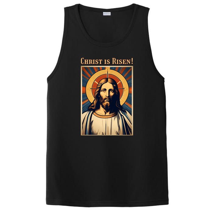 Christian Easter Jesus Christ Is Risen PosiCharge Competitor Tank