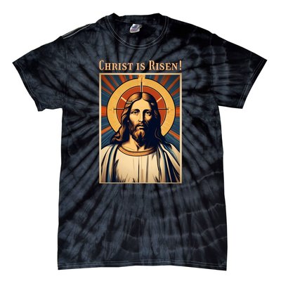 Christian Easter Jesus Christ Is Risen Tie-Dye T-Shirt