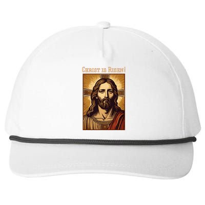 Christian Easter Jesus Christ Is Risen Snapback Five-Panel Rope Hat