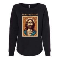 Christian Easter Jesus Christ Is Risen Womens California Wash Sweatshirt