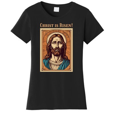 Christian Easter Jesus Christ Is Risen Women's T-Shirt