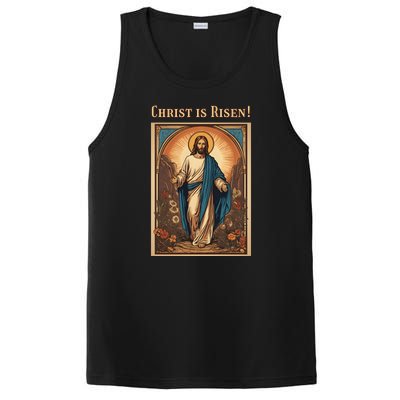 Christian Easter Jesus Christ Is Risen PosiCharge Competitor Tank