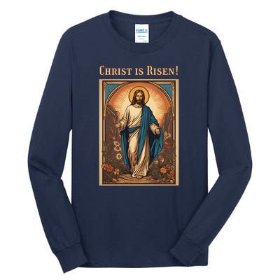 Christian Easter Jesus Christ Is Risen Tall Long Sleeve T-Shirt