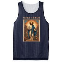 Christian Easter Jesus Christ Is Risen Mesh Reversible Basketball Jersey Tank